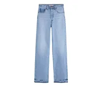Gerade Ribcage Jeans - Blau