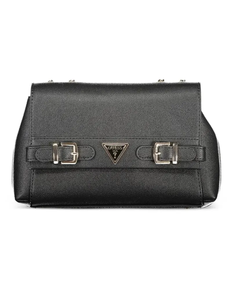 Guess logo-detail shoulder bag - Schwarz Schwarz