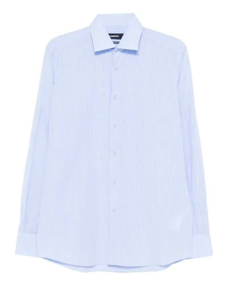 Karl Lagerfeld Modern Fit Hemd - Blau Blau