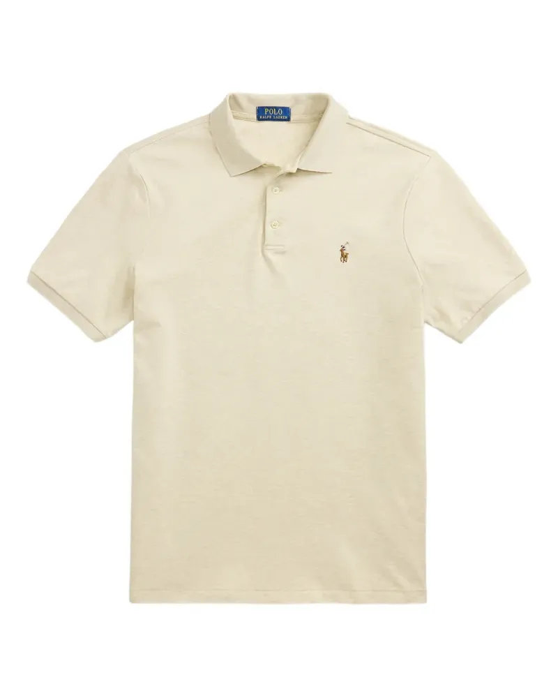 Ralph Lauren logo-embroidered polo shirt - Nude Nude