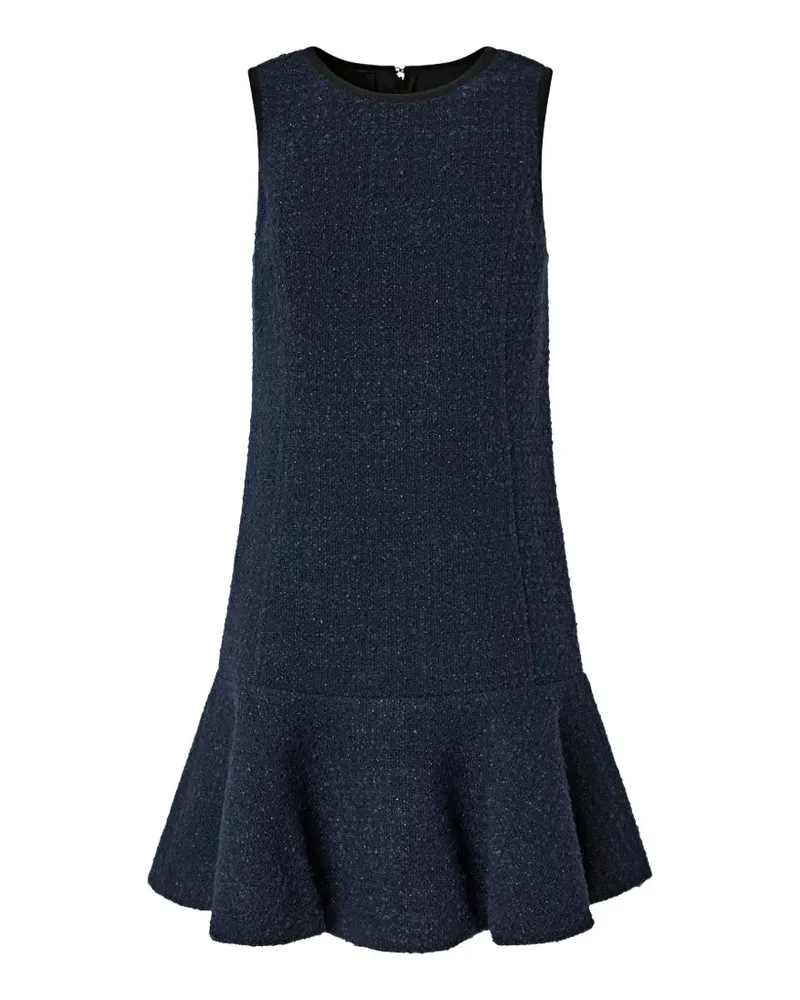 Pinko Plisseekleid im Metallic-Look - Blau Blau