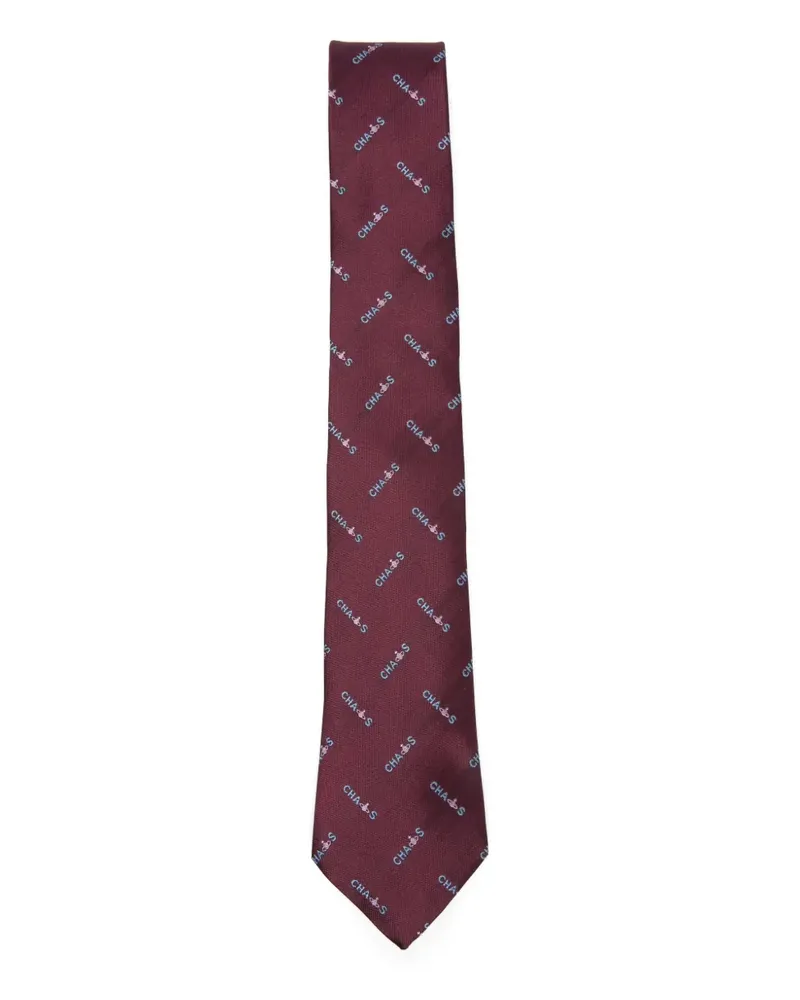 Vivienne Westwood patterned tie - Rot Rot