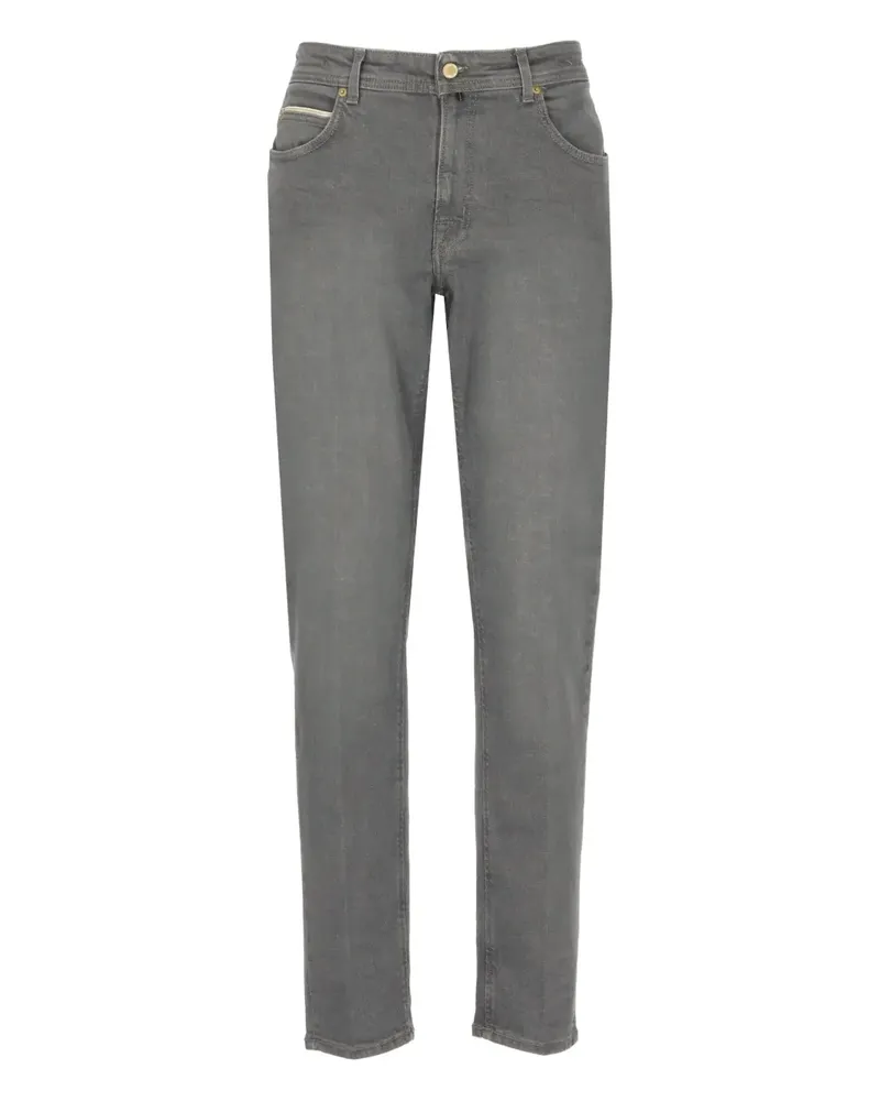 Briglia 1949 Five-Pocket-Hose mit Reißverschluss - Grau Grau