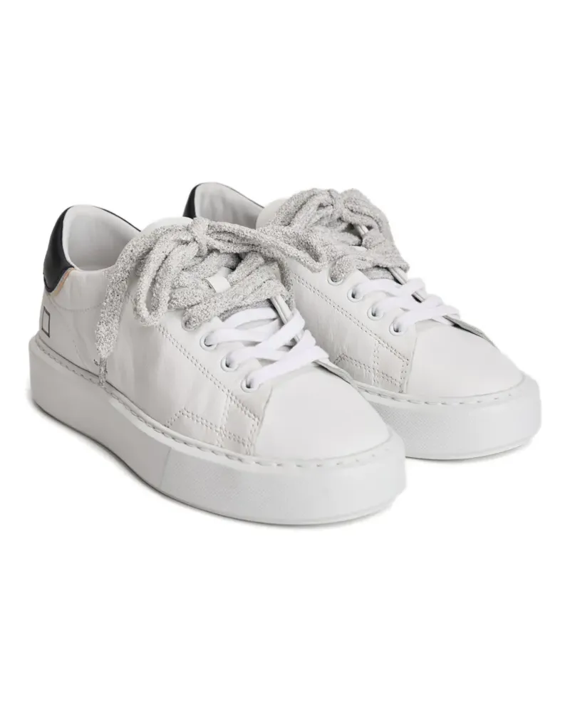 D.A.T.E. Sneakers mit Schnürung - Weiß Weiß