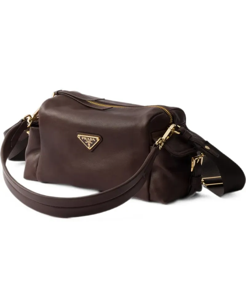 Prada Explore small nappa leather bag - Braun Braun