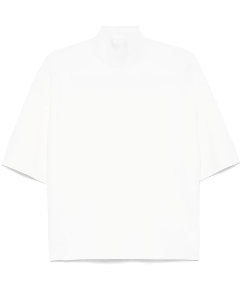 Theory T-Shirt mit Stehkragen - Weiß Weiß