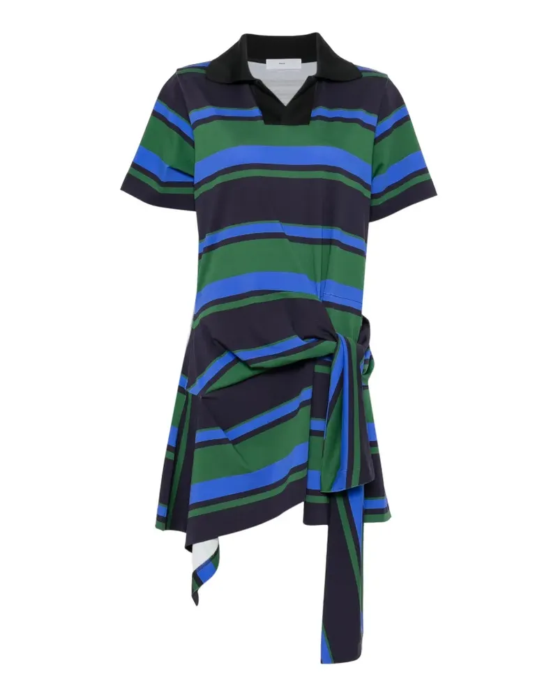 Toga Kleid mit Rand-Print - Blau Blau
