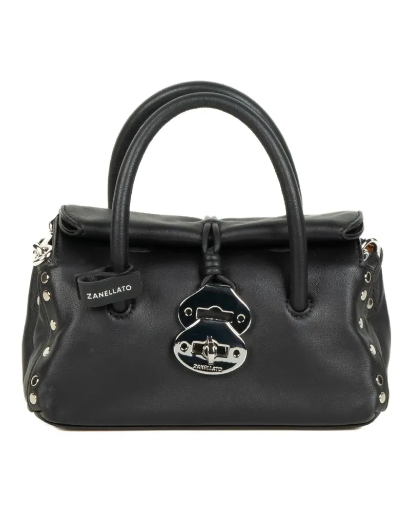 Zanellato studded handle bag - Schwarz Schwarz