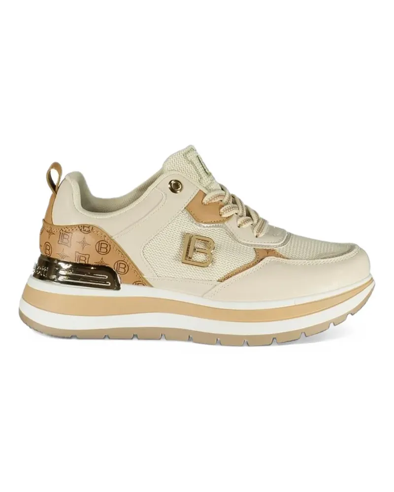 Laura Biagiotti Sneakers mit Logo-Schild - Nude Nude