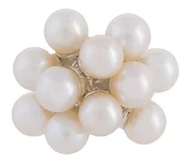 pearl cluster stud earring