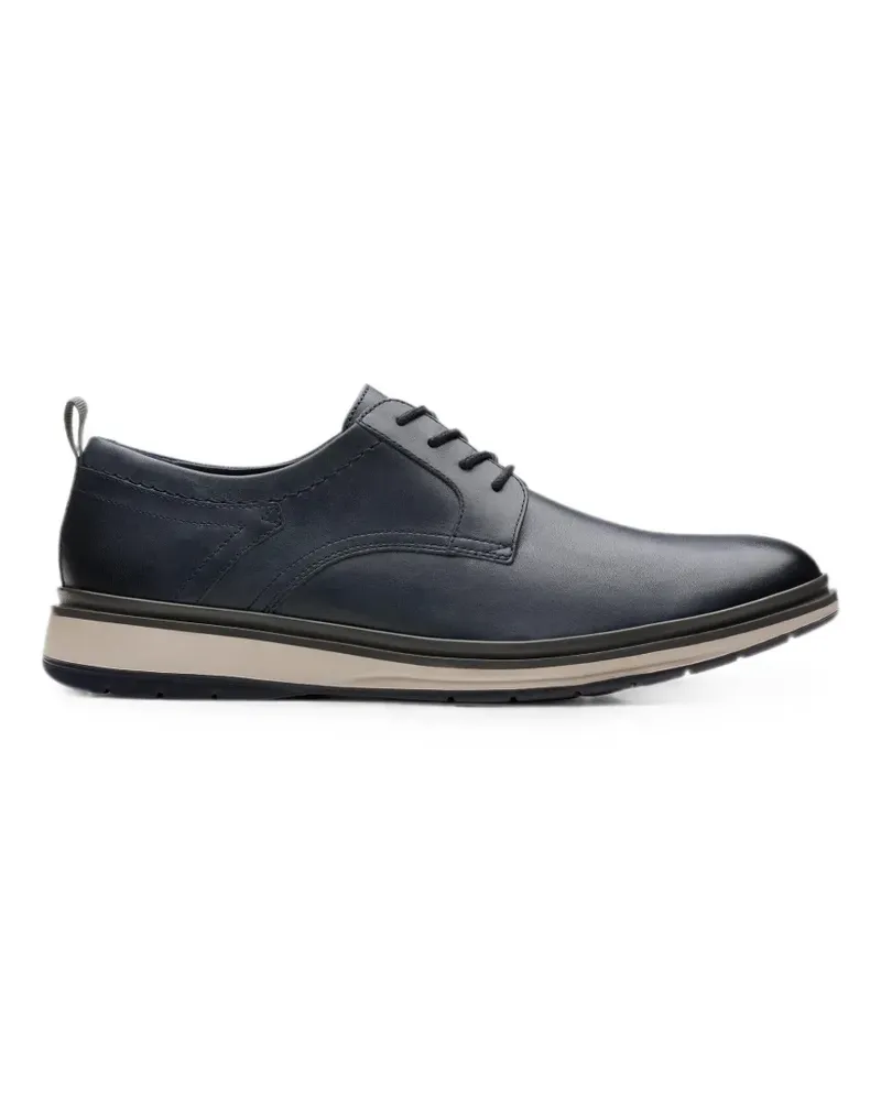 Clarks Chantry Lo leather lace-up Derby shoes - Blau Blau