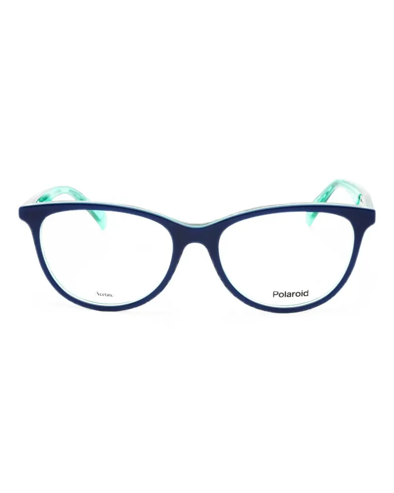 Polaroid Brille mit ovalem Gestell - Blau Blau