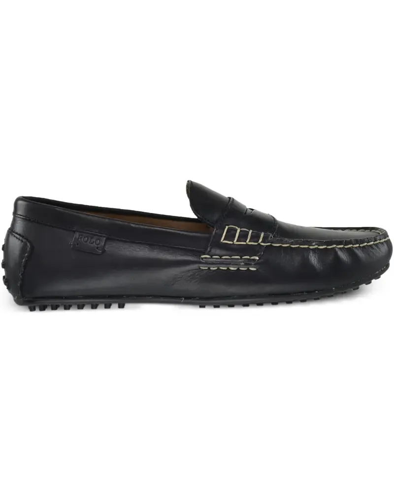 Ralph Lauren Wes Smooth Pull Up Loafer - Schwarz Schwarz
