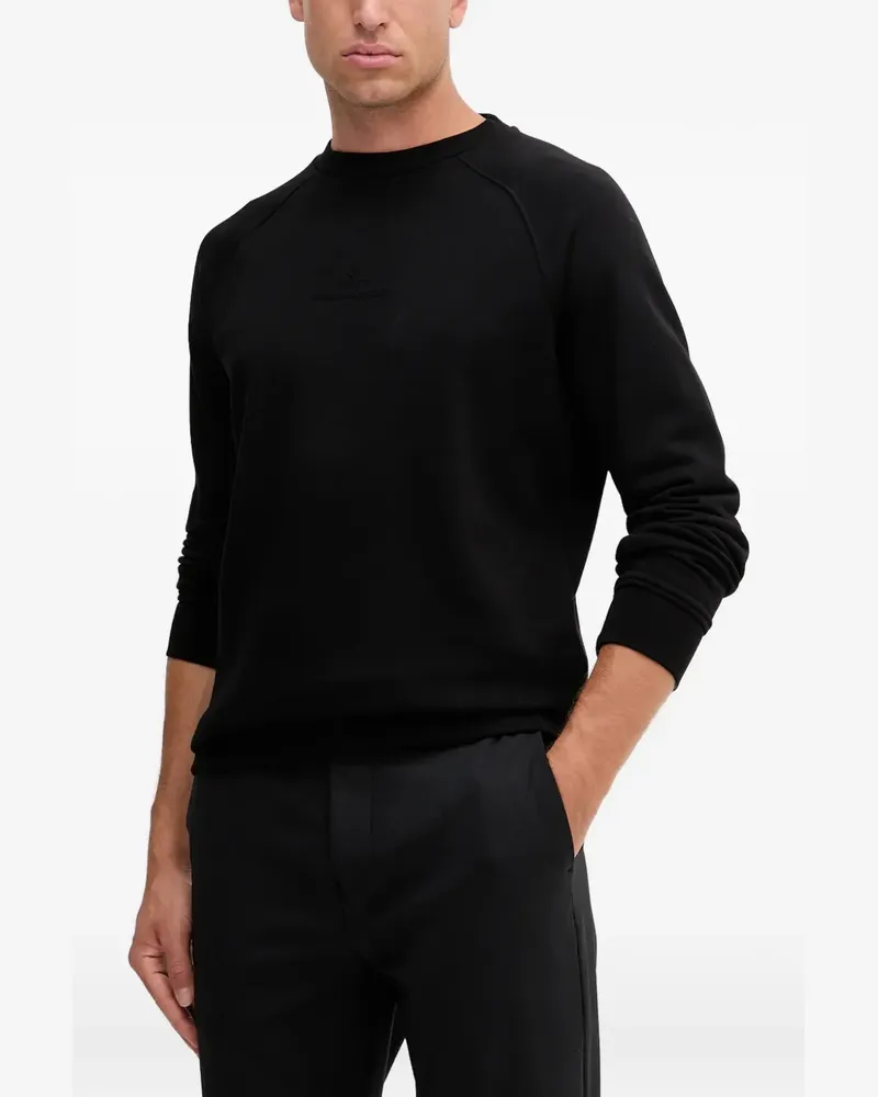 Karl Lagerfeld Sweatshirt mit Raglanärmeln - Schwarz Schwarz