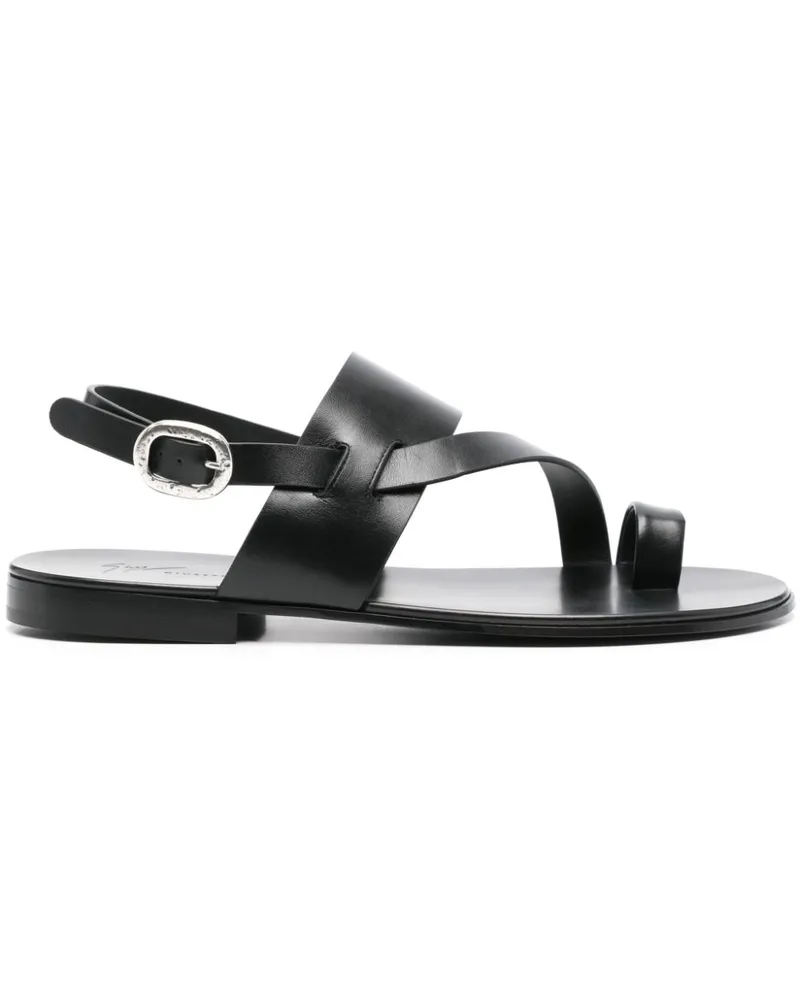 Giuseppe Zanotti Sandalen aus Leder - Schwarz Schwarz