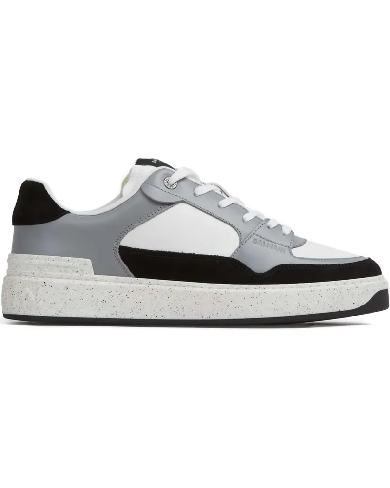 Balmain B-Court Flip Sneakers mit Einsätzen - Grau Grau