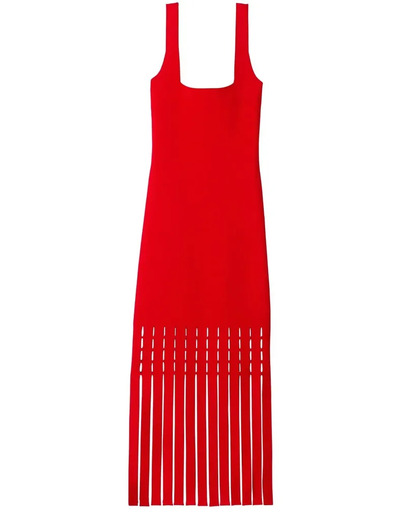 ST. JOHN Gestricktes Maxikleid - Rot Rot