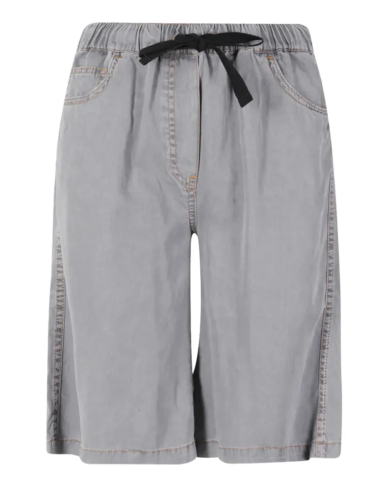 Semicouture drawstring elasticated-waist shorts - Grau Grau