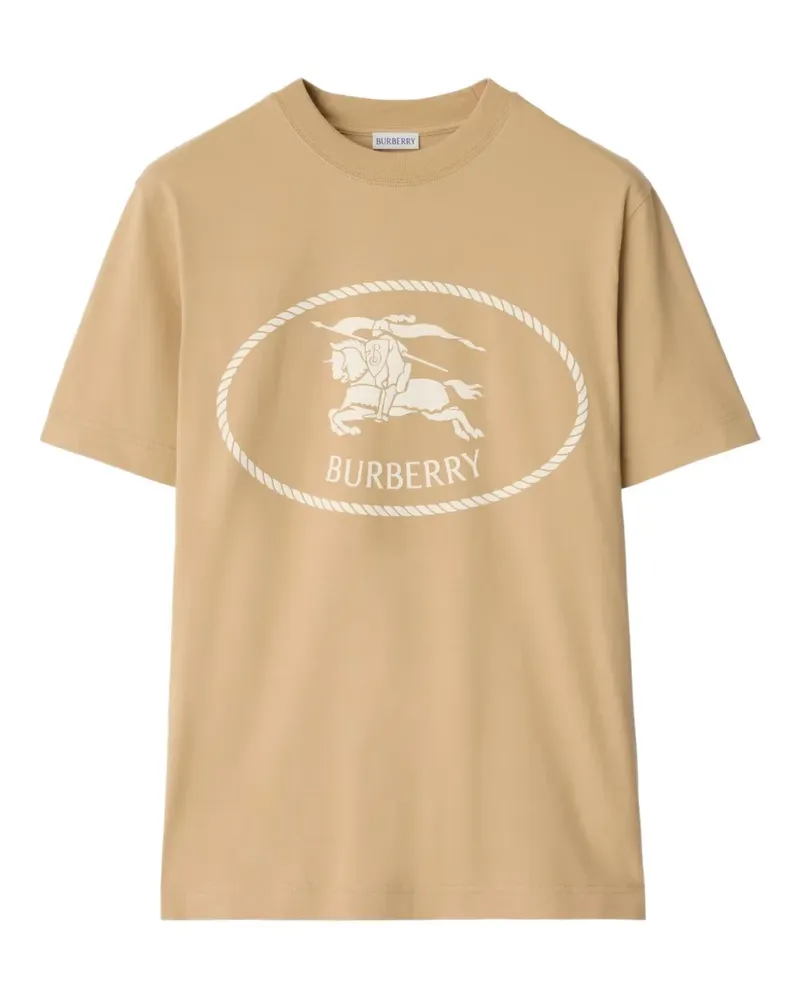 Burberry Knight Stamp T-Shirt - Nude Nude