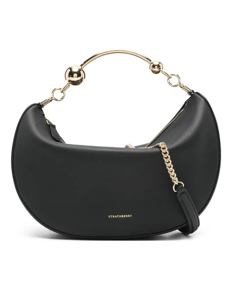 Strathberry Crescent Moon shoulder bag - Schwarz Schwarz