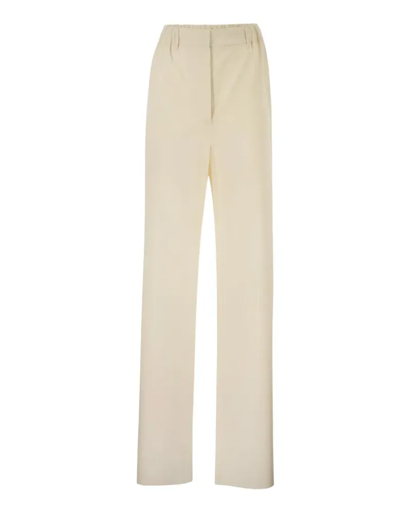 Max Mara Fließende Straight-Leg-Hose - Nude Nude