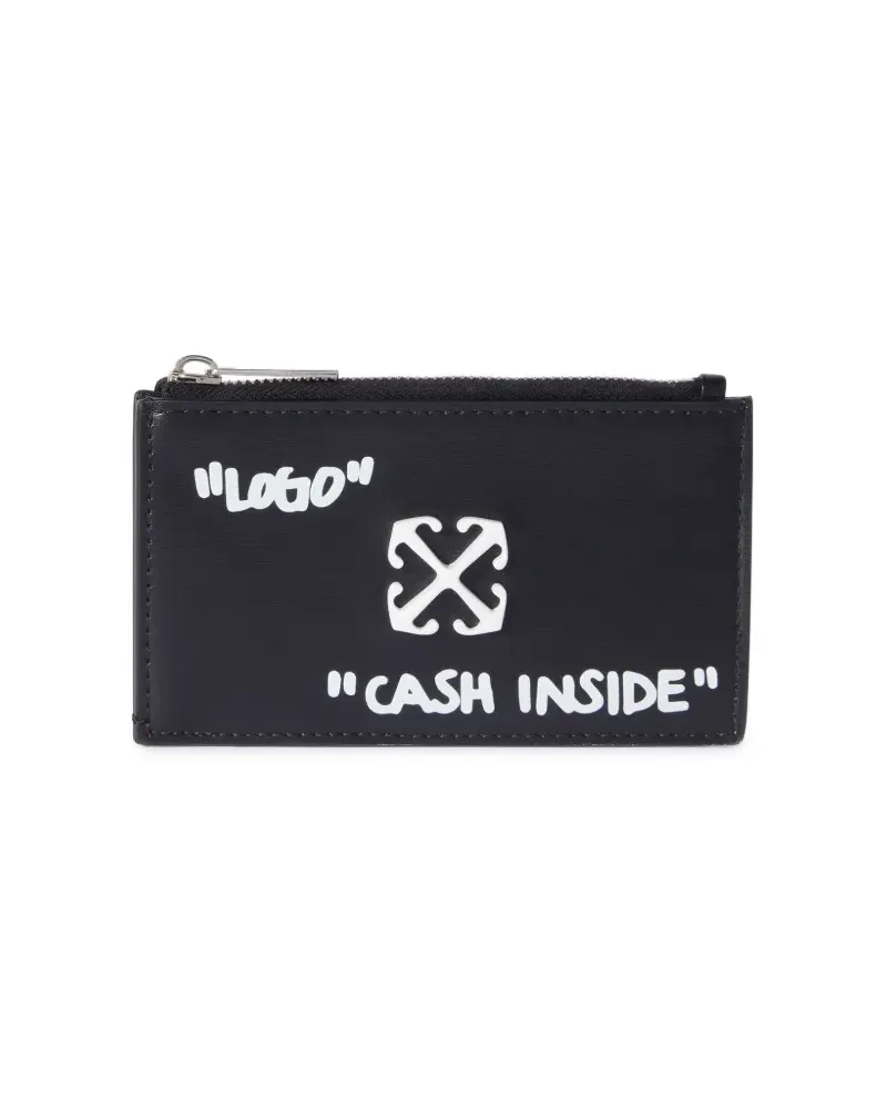 OFF-WHITE Jitney Quote Kartenetui - Schwarz Schwarz