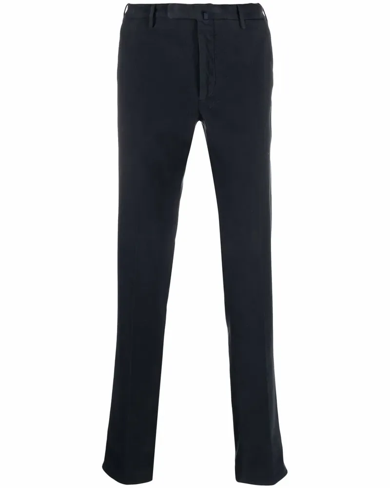Incotex Chino mit schmalem Schnitt - Blau Blau