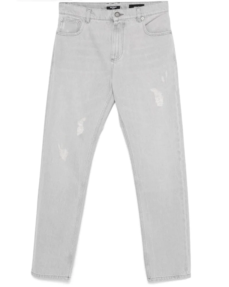 Balmain Jeans mit geradem Bein - Grau Grau