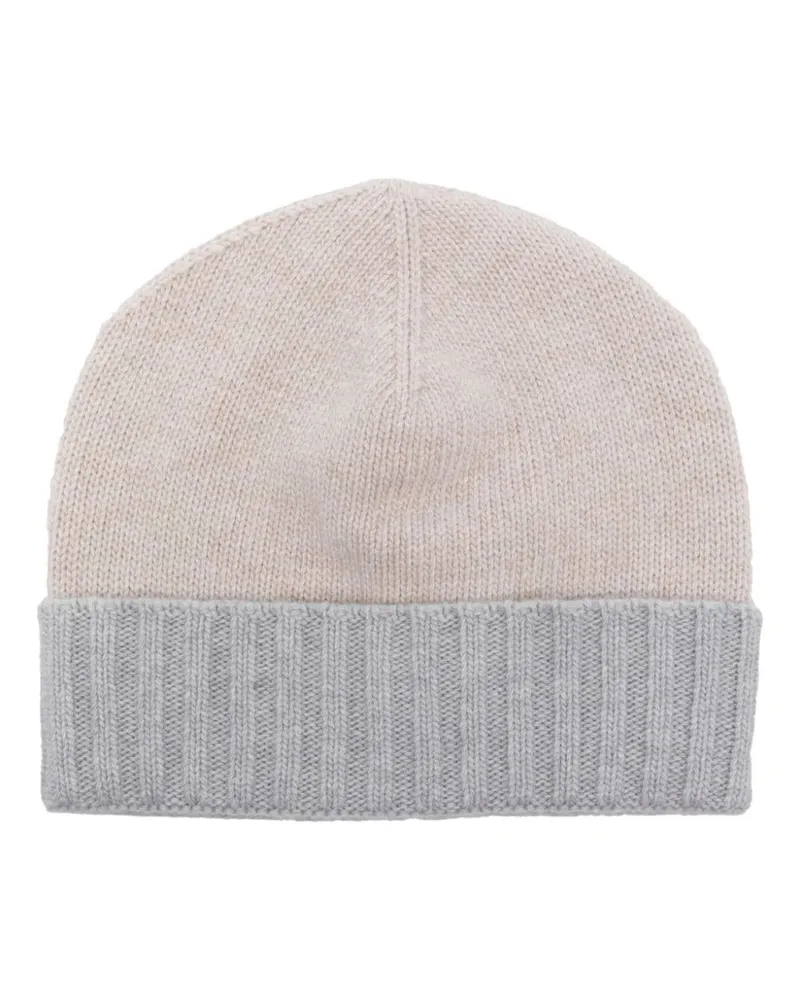 Eleventy Zweifarbige Beanie Rosa