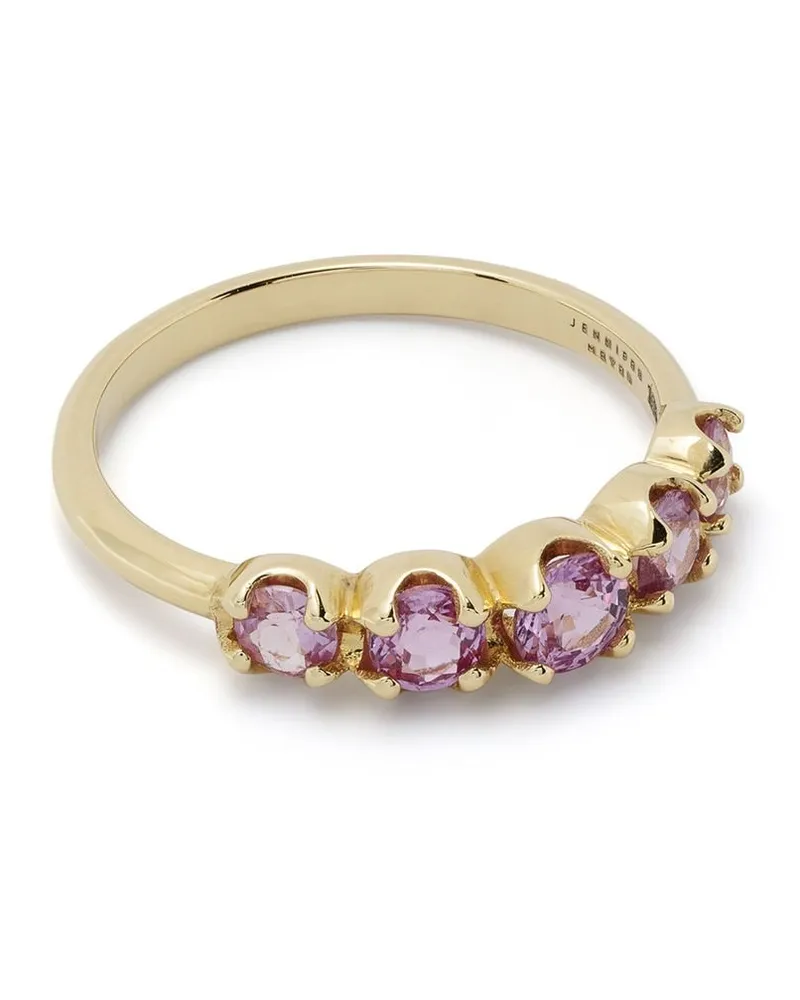 Jennifer Meyer 18kt Gelbgoldring mit Saphir Gold