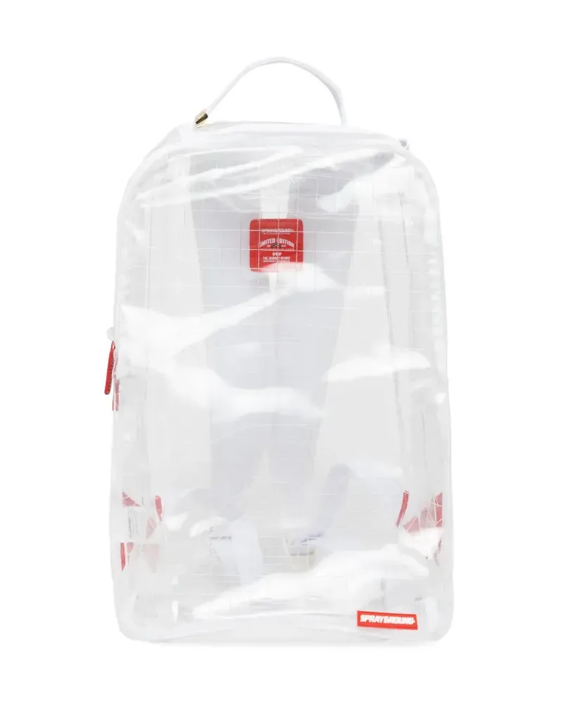 Sprayground Clear Shark No Back DLXV Rucksack - Weiß Weiß