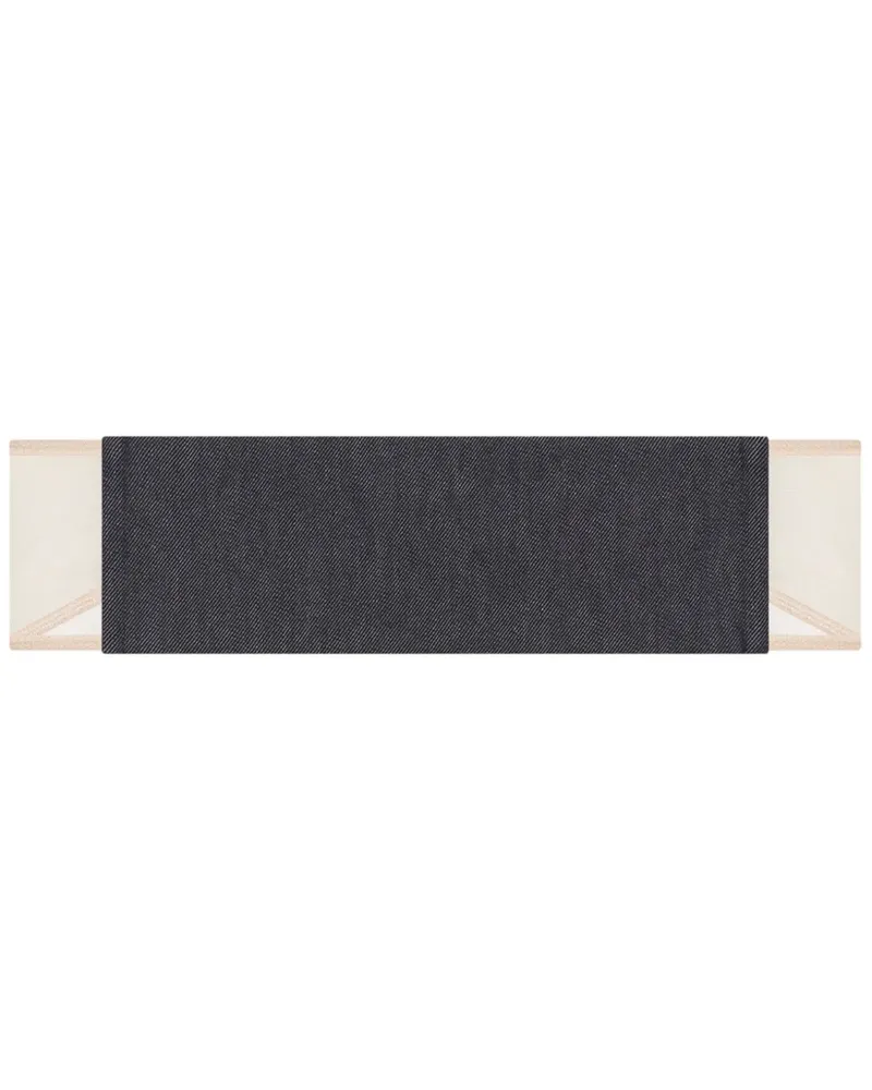 Courrèges Oberteil aus Denim - Grau Grau