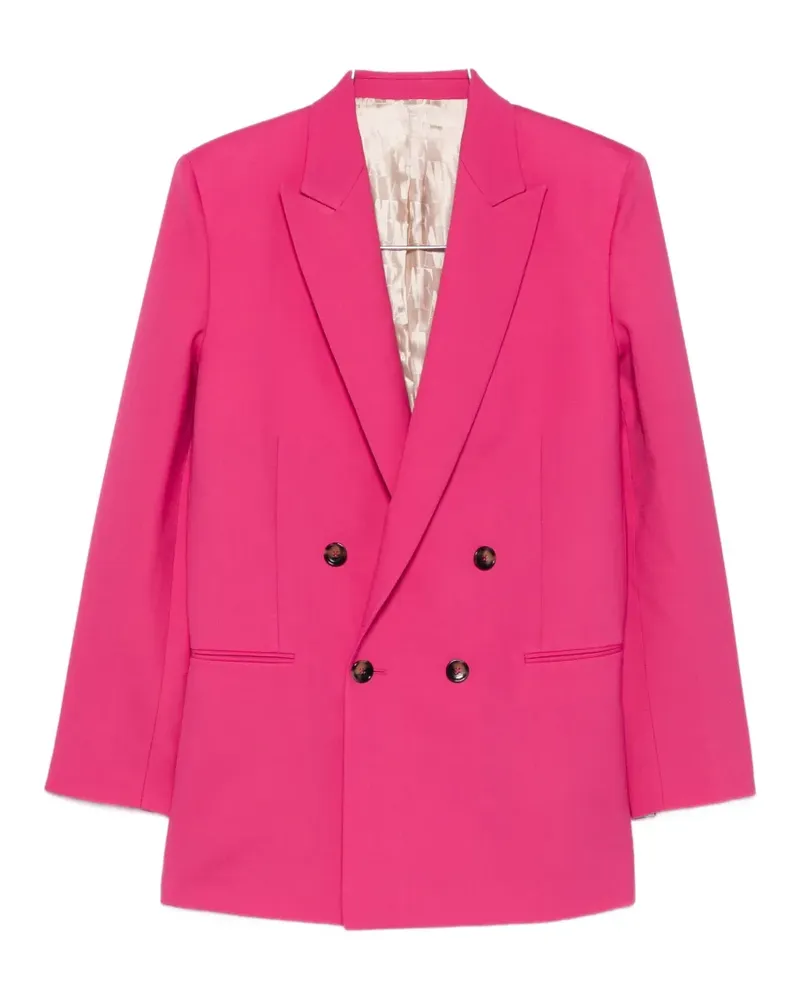 Alberta Ferretti double-breasted jacket - Rosa Rosa