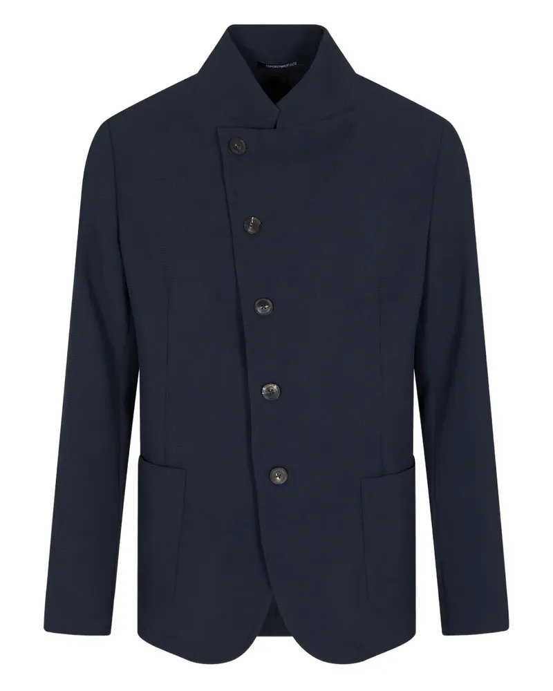 Emporio Armani Einreihiges Sakko - Blau Blau