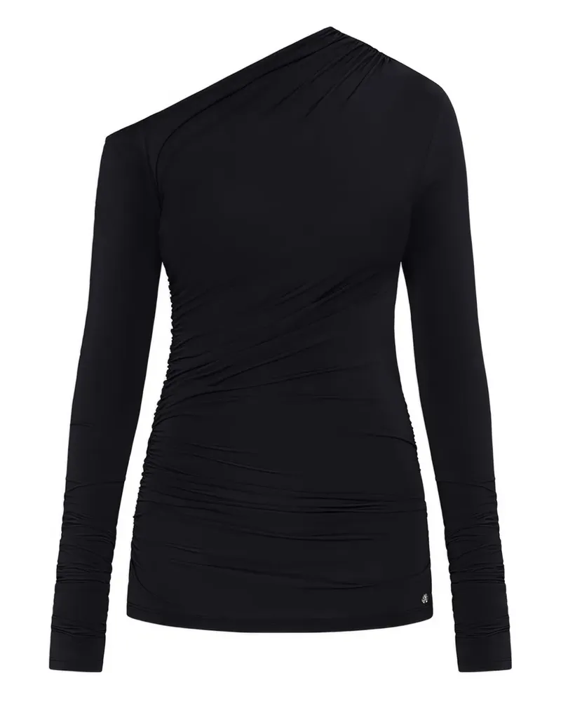 Amiri MA off-the--shoulder ruched top - Schwarz Schwarz