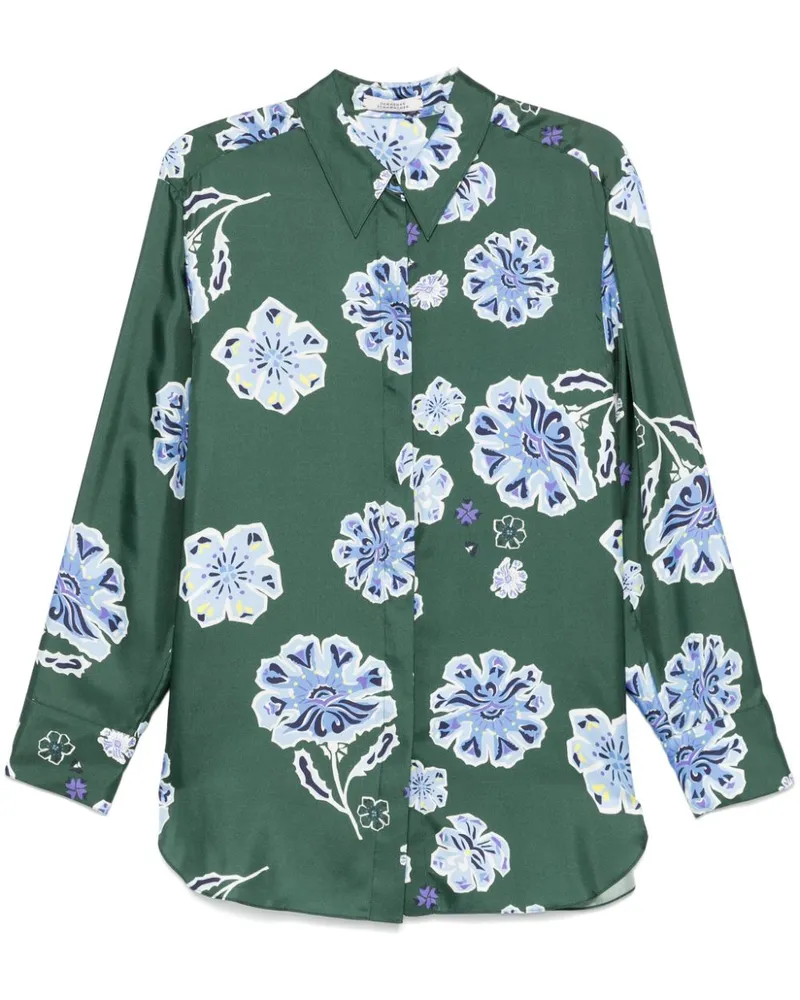 Dorothee Schumacher Hemd mit Blumen-Print - Grün Grün