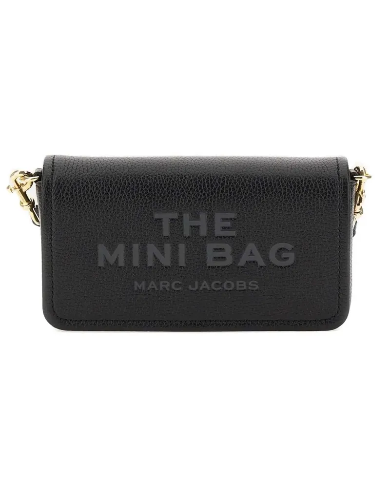 Marc Jacobs The Mini Bag debossed-logo shoulder bag - Schwarz Schwarz