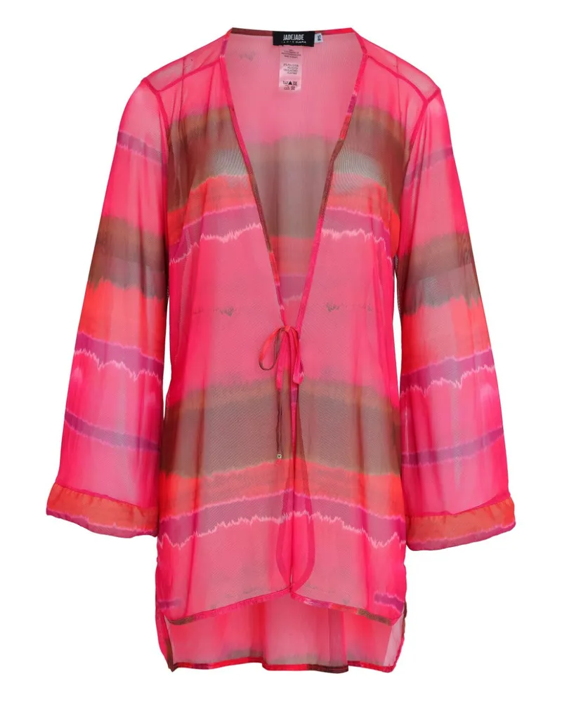 Amir Slama Kaftan aus Tüll - Rosa Rosa