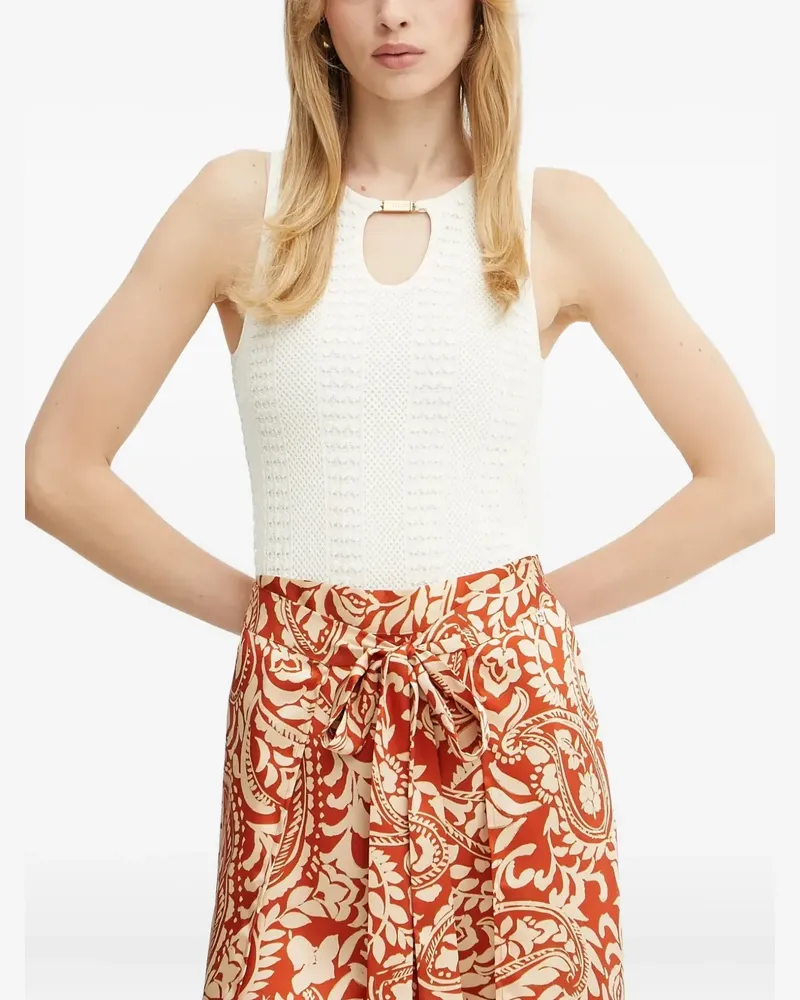 MARCIANO Los Angeles Top mit Schlüssellochausschnitt - Nude Nude