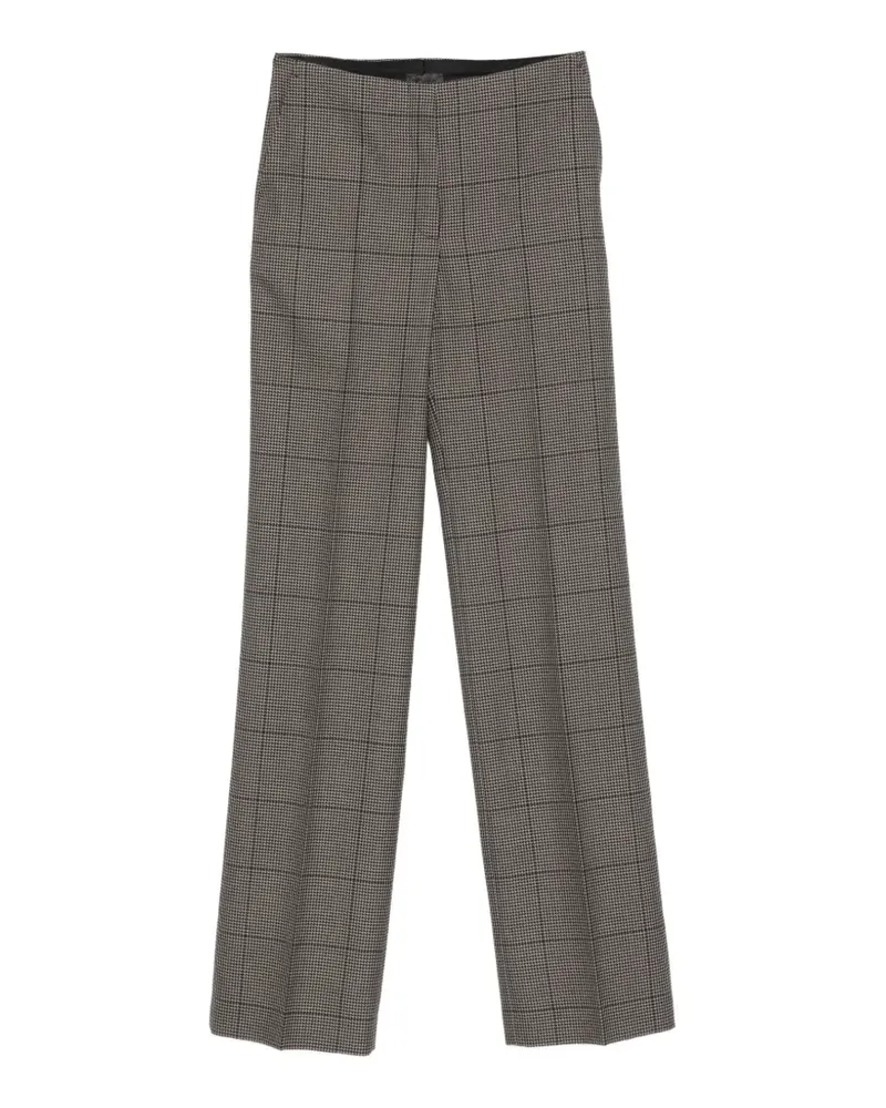 Thierry Mugler Hose mit Hahnentrittmuster - Grau Grau