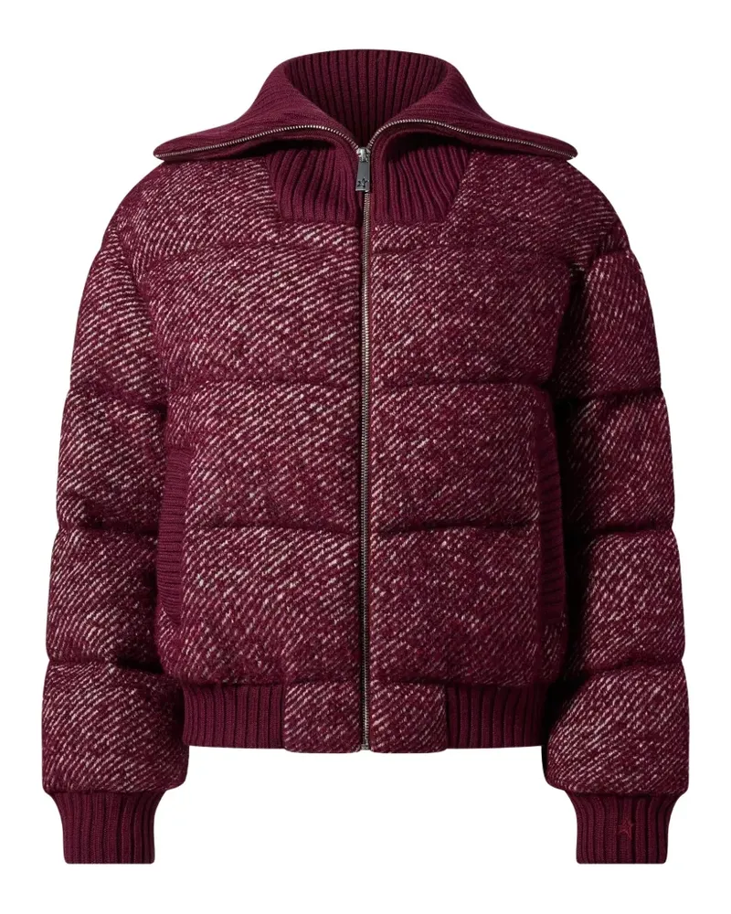 Perfect Moment bouclé-wool padded jacket - Violett Violett