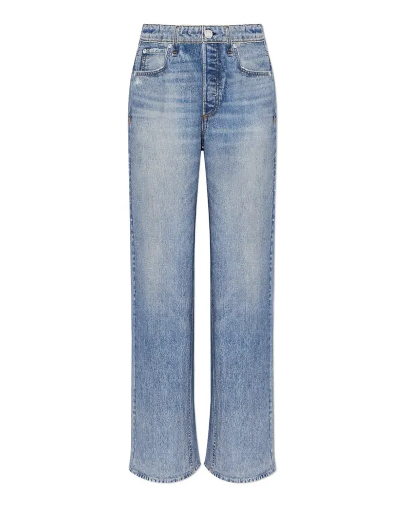 Rag & Bone Miramar faded-effect wide-leg jeans - Blau Blau