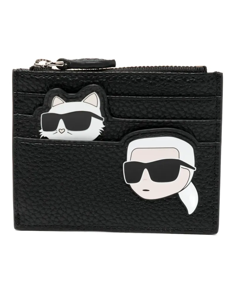 Karl Lagerfeld Ikon Kartenetui - Schwarz Schwarz
