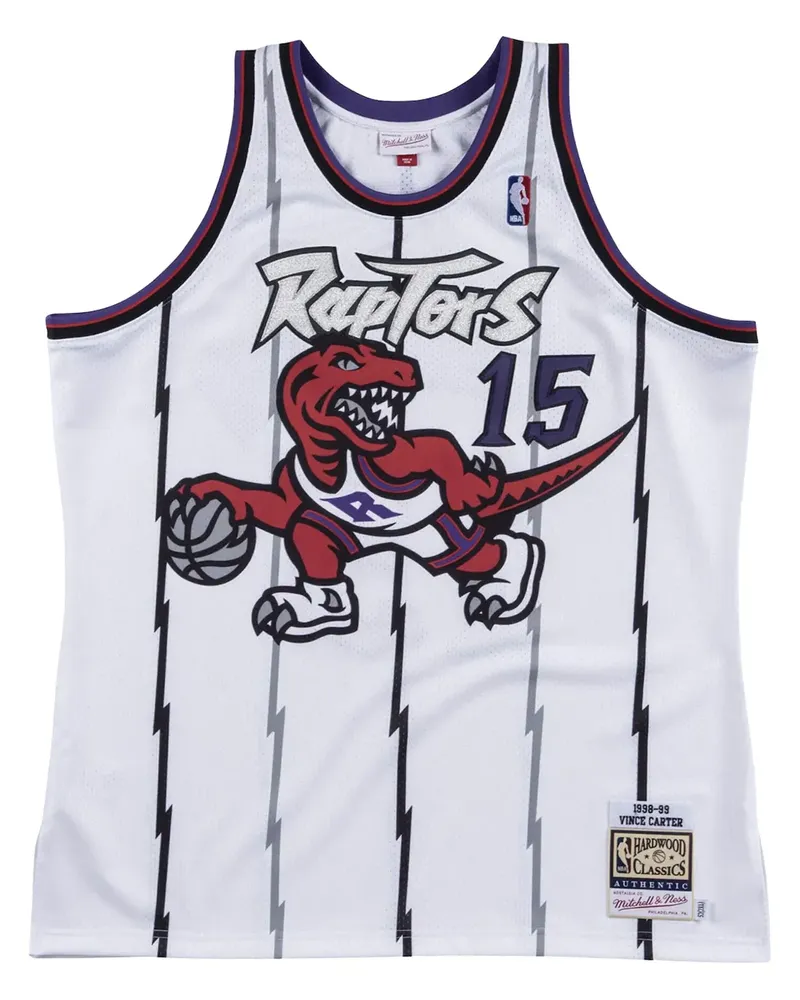 Mitchell & Ness NBA Authentic "Toronto Raptors 1998 Vince Carter" Trikot - Weiß Weiß