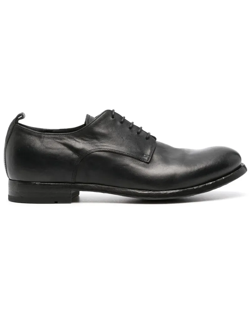 Officine Creative Italia Stereo Derby-Schuhe 20mm Schwarz