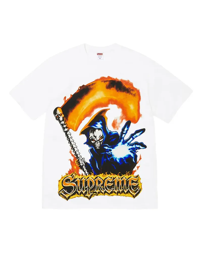 Supreme Being Grim Reaper t-shirt - Weiß Weiß