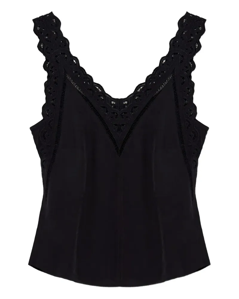 Isabel Marant Ärmelloses Top - Schwarz Schwarz