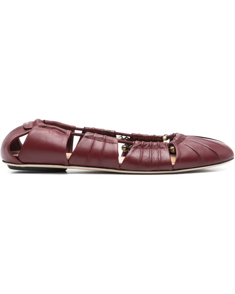 Chloé Luna Naked Ballerinas - Rot Rot