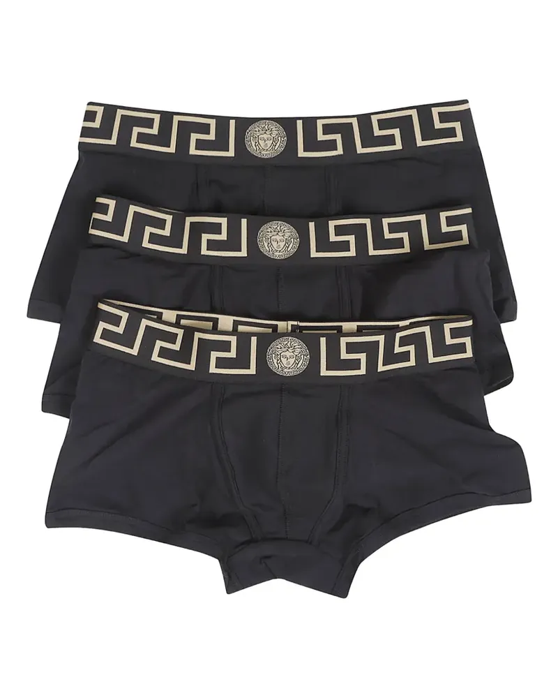 Versace logo boxers (set of three) - Schwarz Schwarz