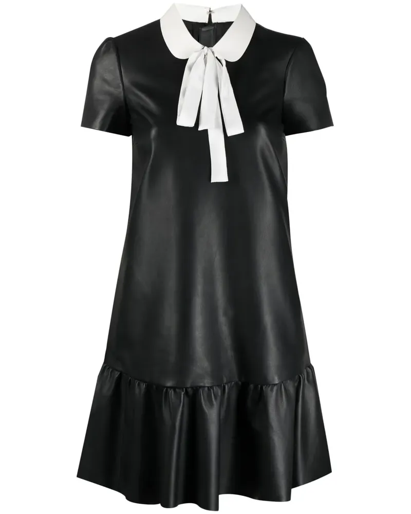 RED Valentino Kleid mit Schleife - Schwarz Schwarz